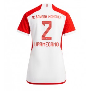 Bayern Munich Dayot Upamecano #2 Koszulka Podstawowych Kobiety 2023-24 Krótki Rękaw
